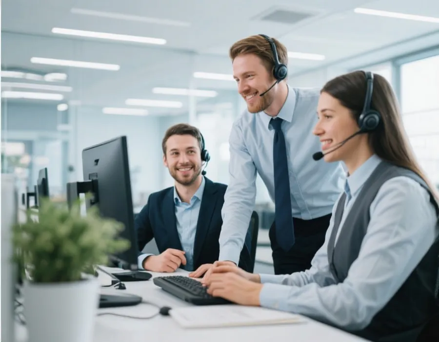 Customer support illustration